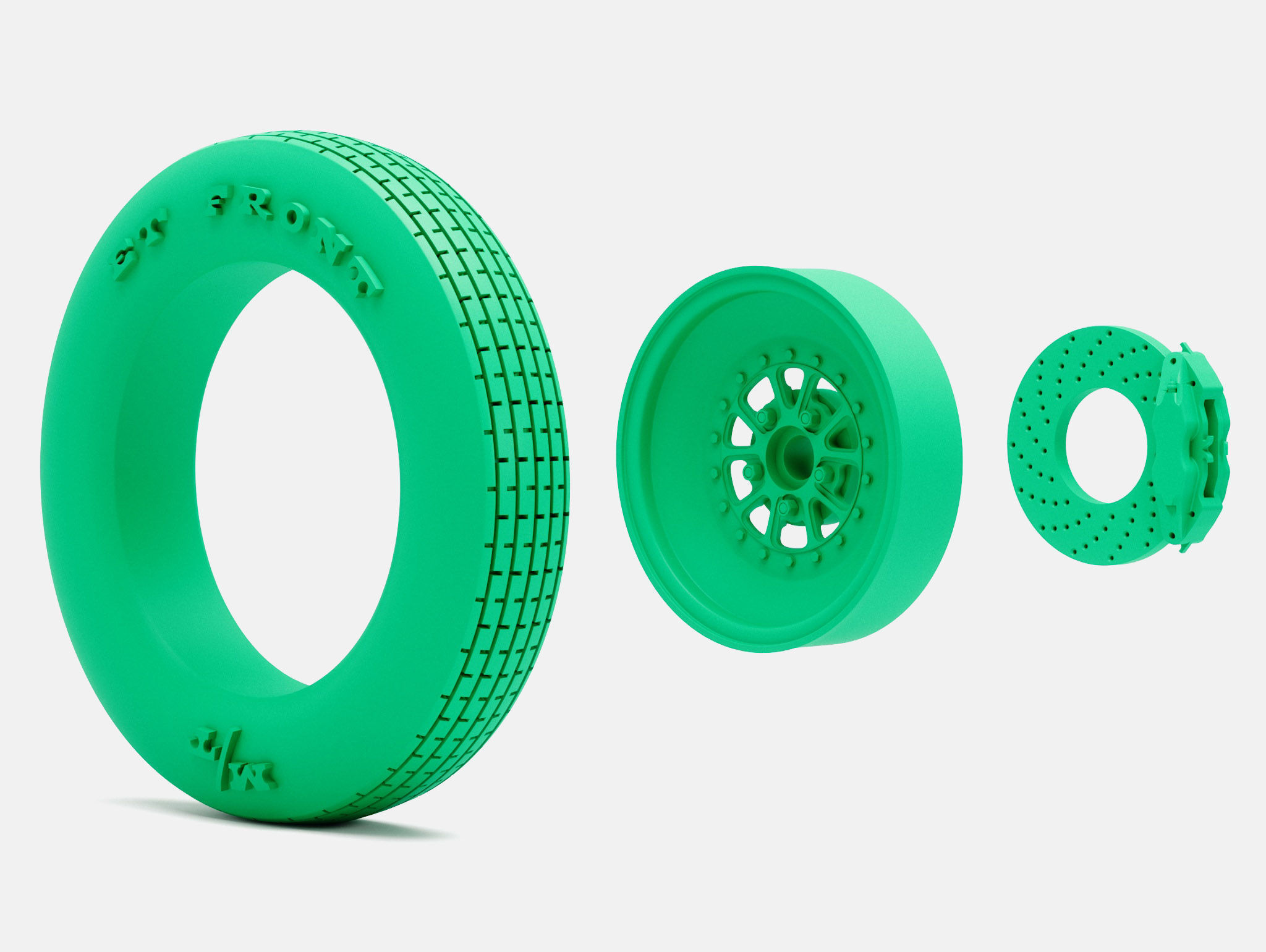 15x4 15x15 Sander 752 762 Wheel MT ET Tires 3D print model_10