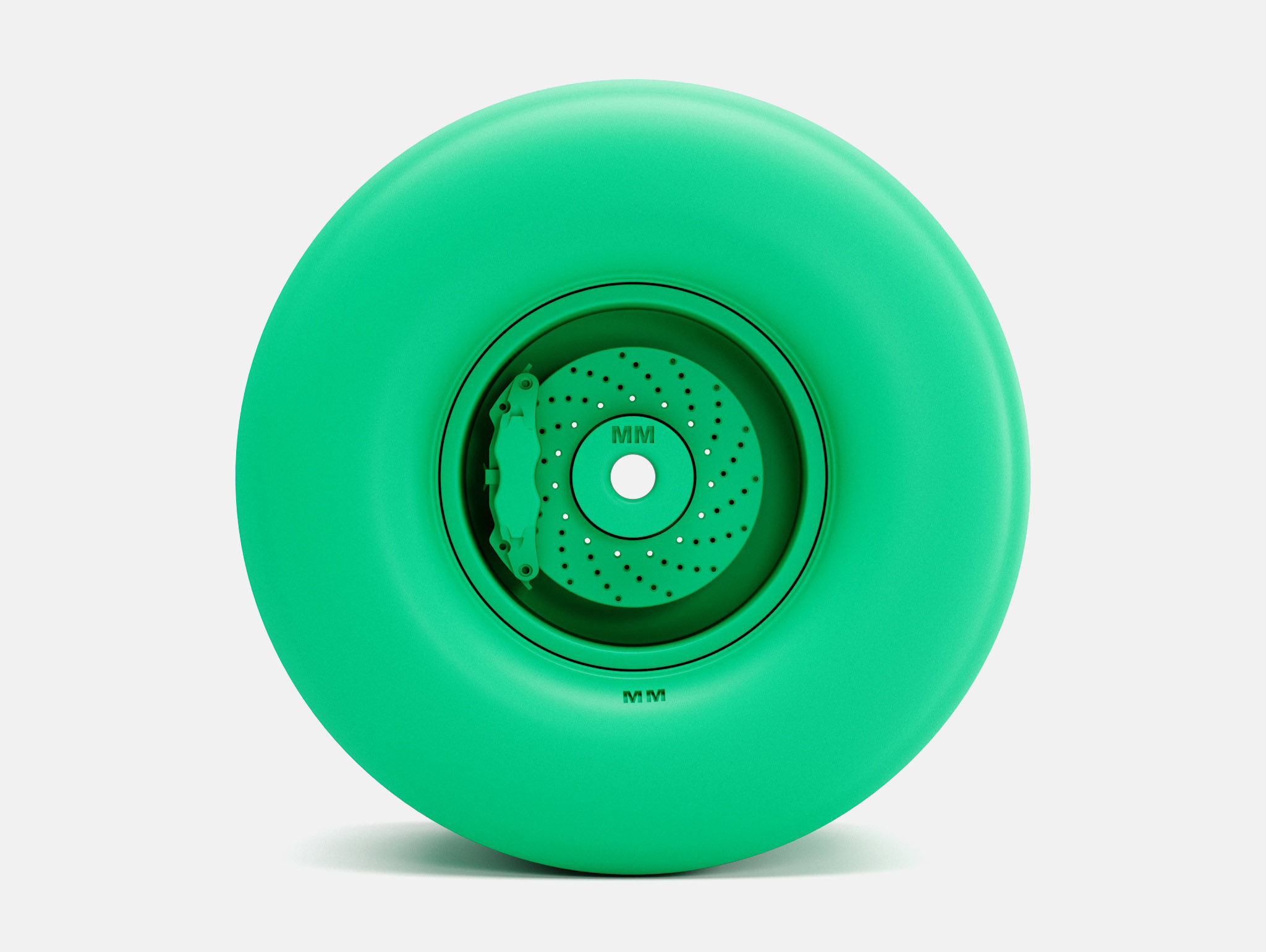 15x4 15x15 Sander 752 762 Wheel MT ET Tires 3D print model_9