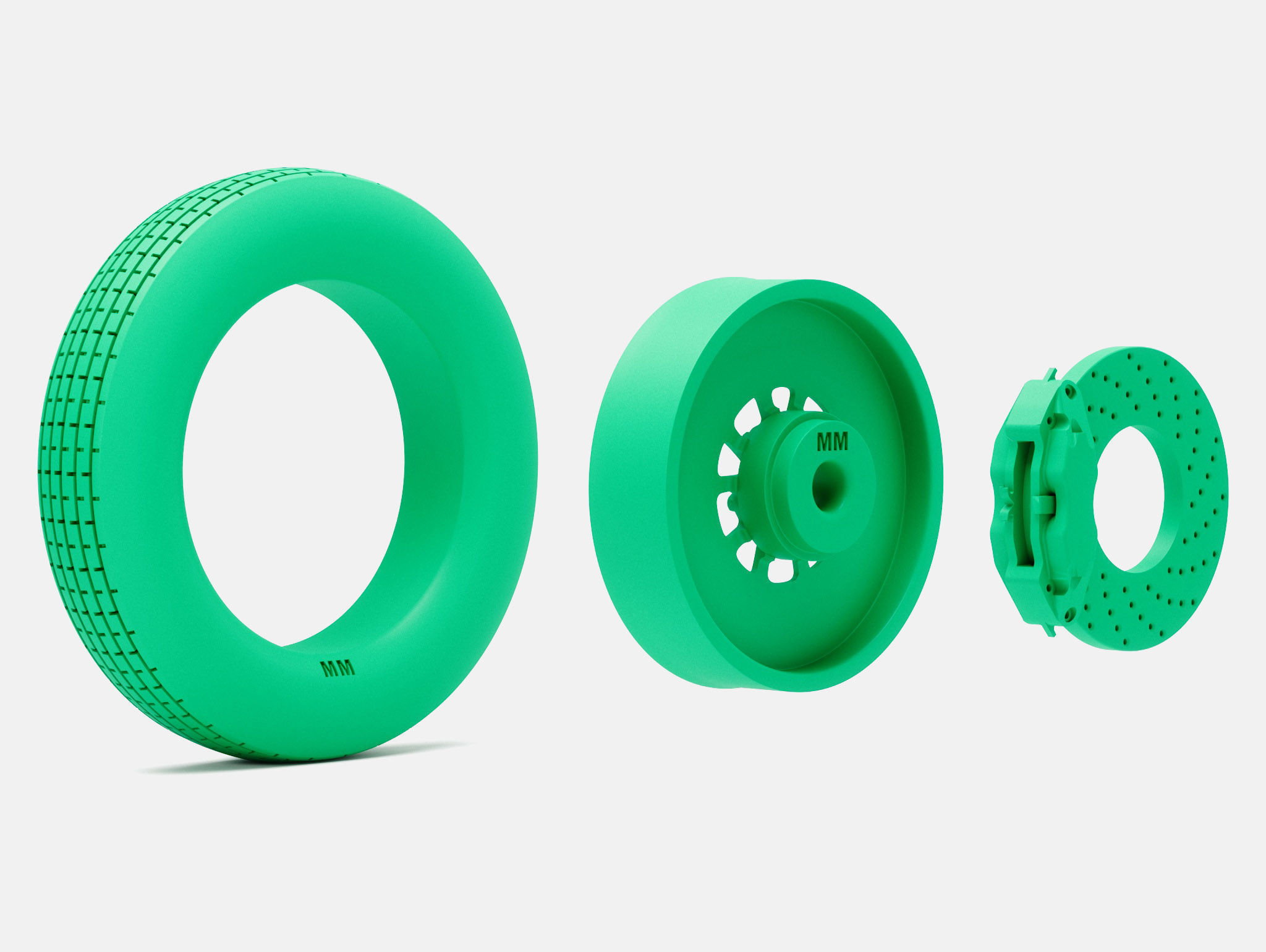 15x4 15x15 Sander 752 762 Wheel MT ET Tires 3D print model_12