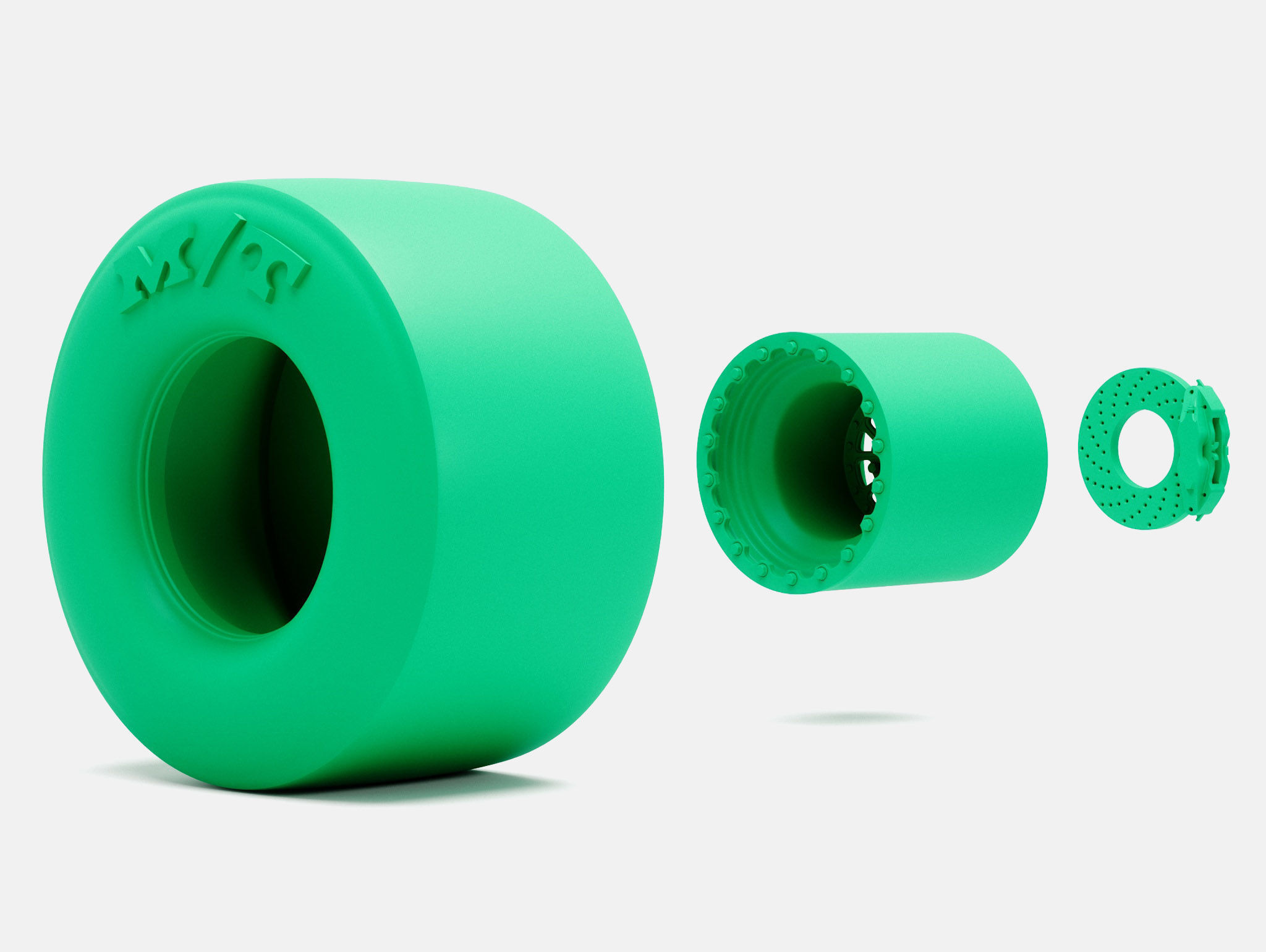 15x4 15x15 Sander 752 762 Wheel MT ET Tires 3D print model_11