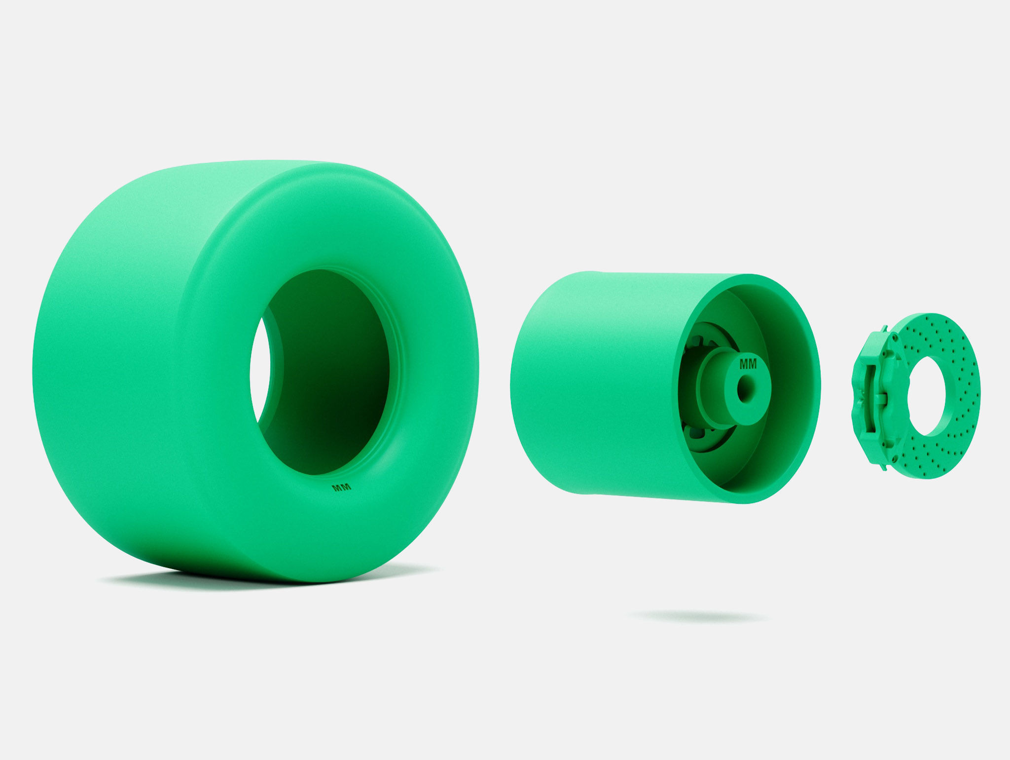 15x4 15x15 Sander 752 762 Wheel MT ET Tires 3D print model_13