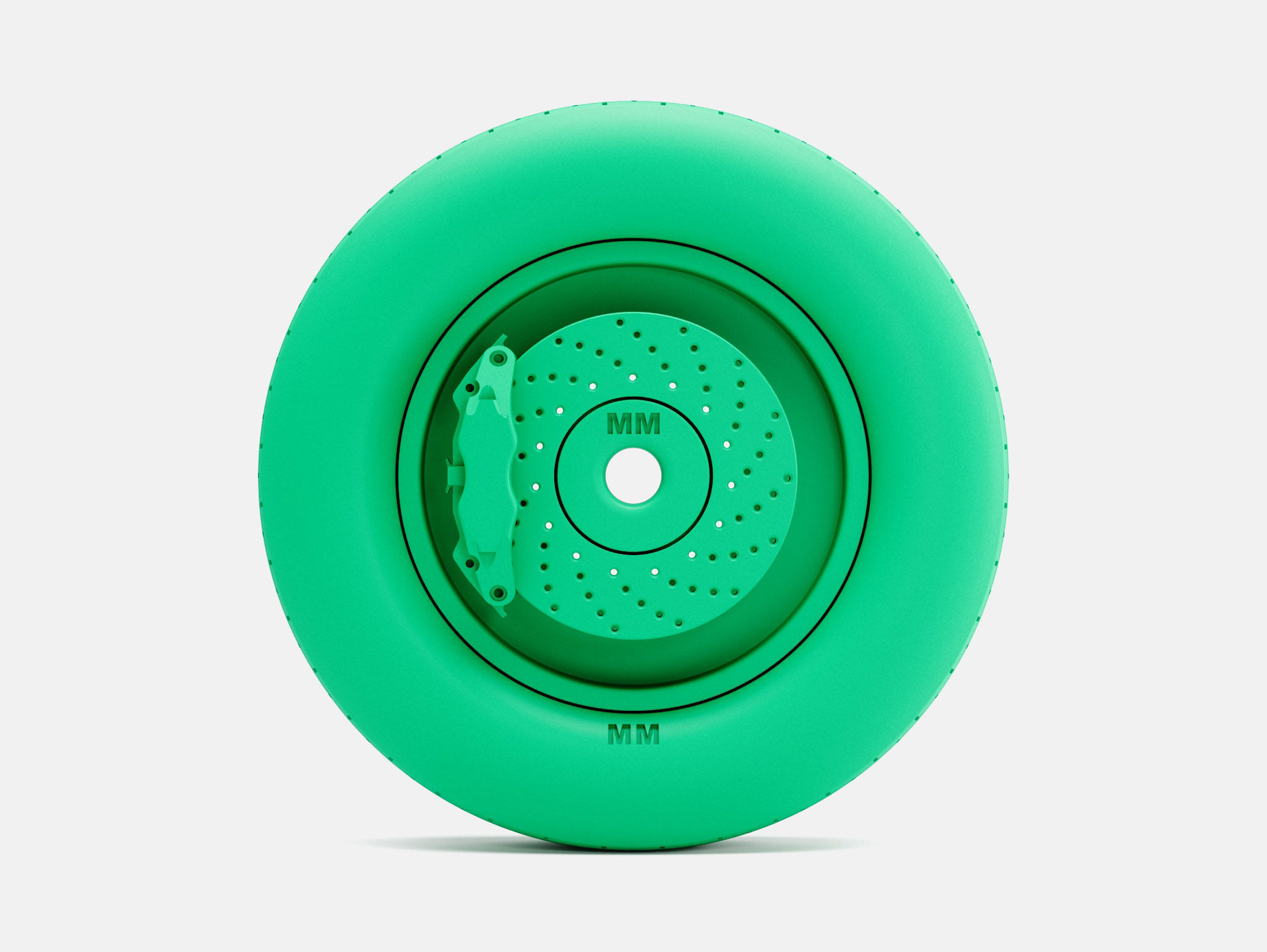 15x4 15x15 Sander 752 762 Wheel MT ET Tires 3D print model_8