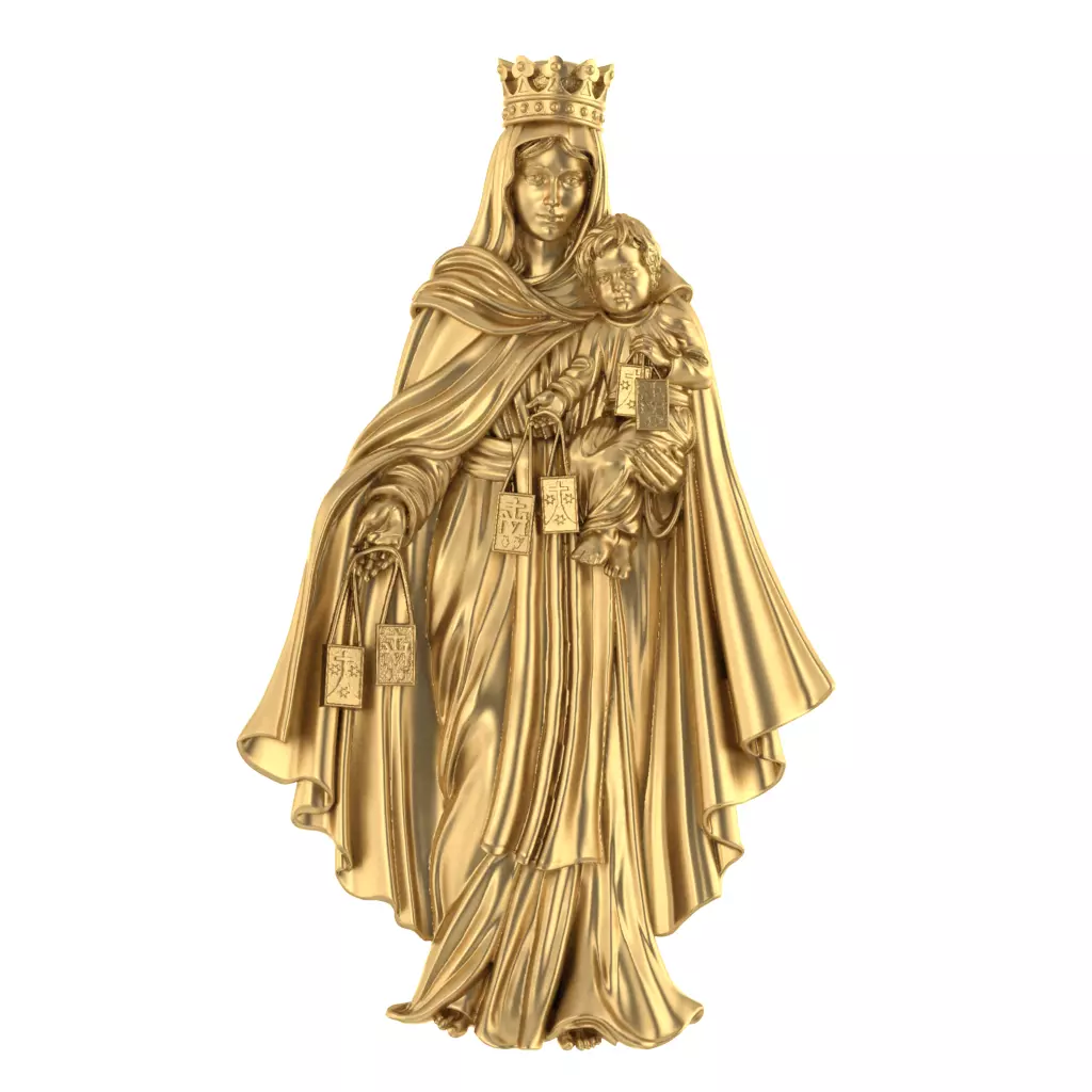 VIRGEN DEL CARMEN  3D print model_0