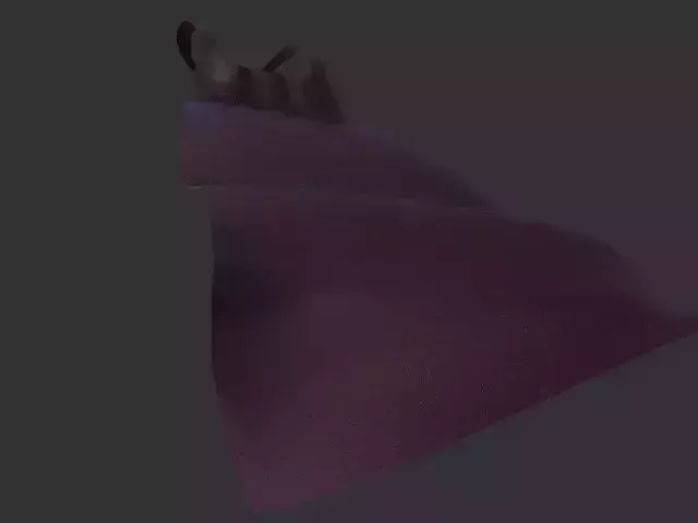 Simple hero cape 3D model