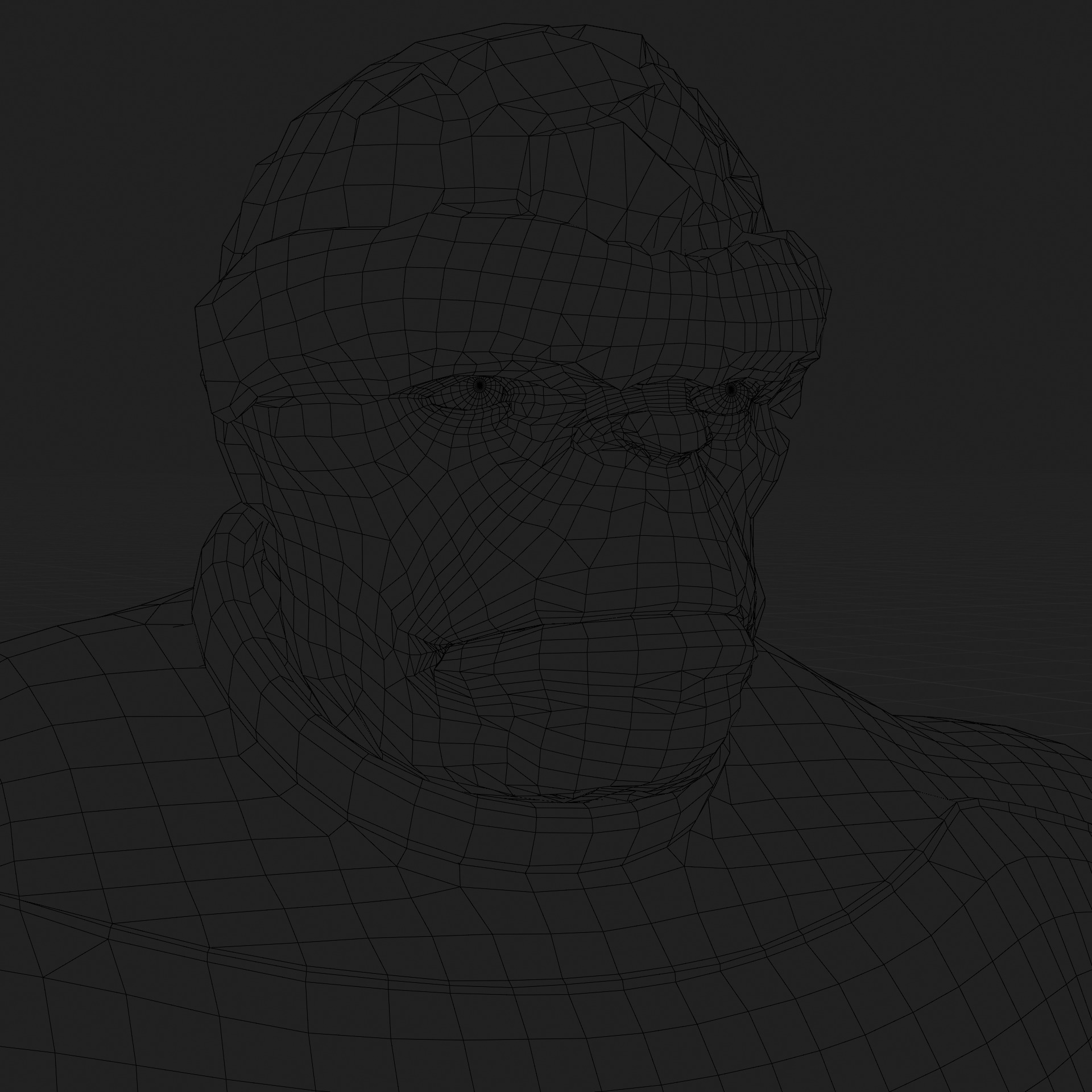 Ben Grimm 3D Model Fortnite The Thing Rigged PBR FBX OBJ Low-poly 3D model_16