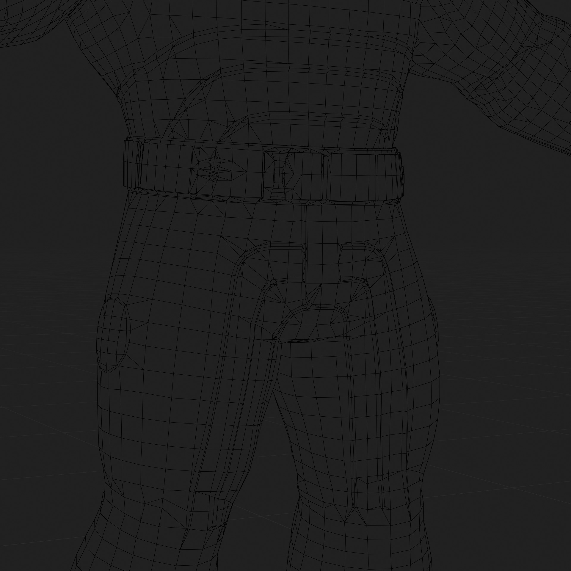 Ben Grimm 3D Model Fortnite The Thing Rigged PBR FBX OBJ Low-poly 3D model_18