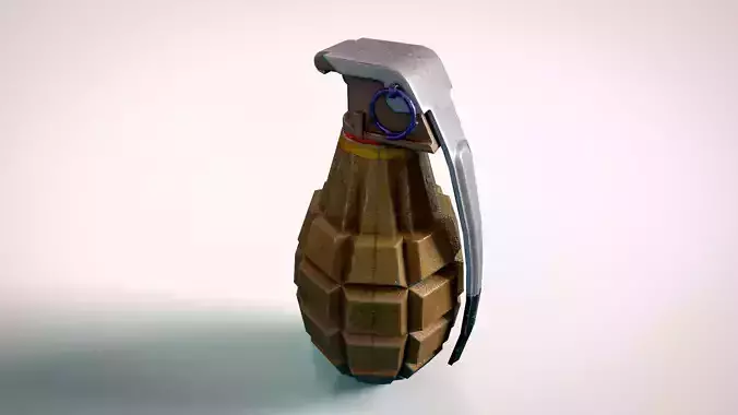 Grenade Low-poly 3D model