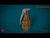 Grenade Low-poly 3D model_1