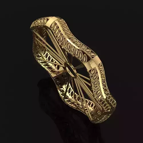 Beautiful Arabic Bangle  - In 4 sizes
