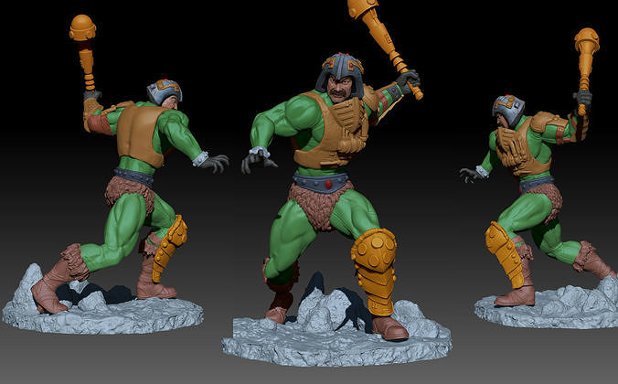 Man at arms version winky Low-poly 3D print model