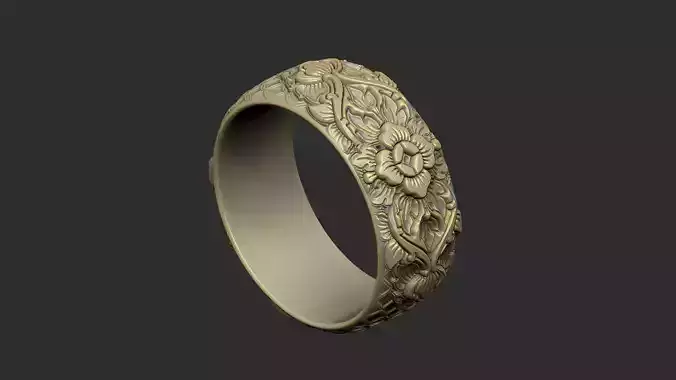 Royal pattern ring design vintage medieval 