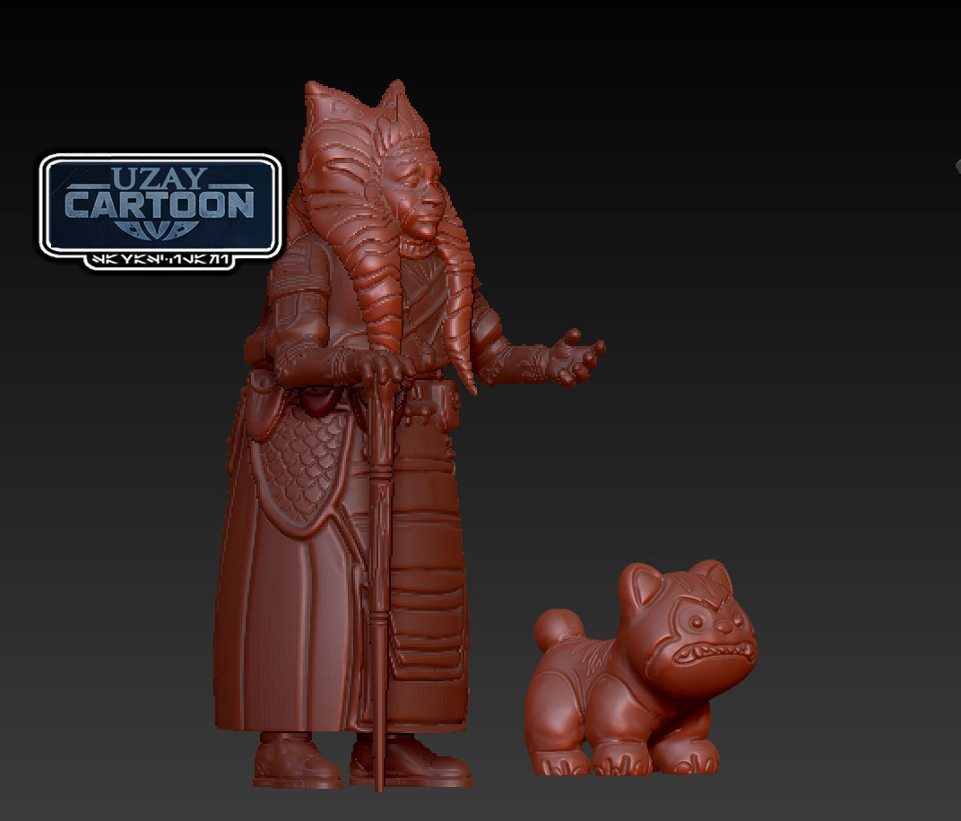 Star wars clone wars Tales of the jedi Gantika 3D print model_2