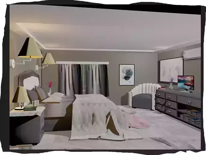 bedroom 3d model
