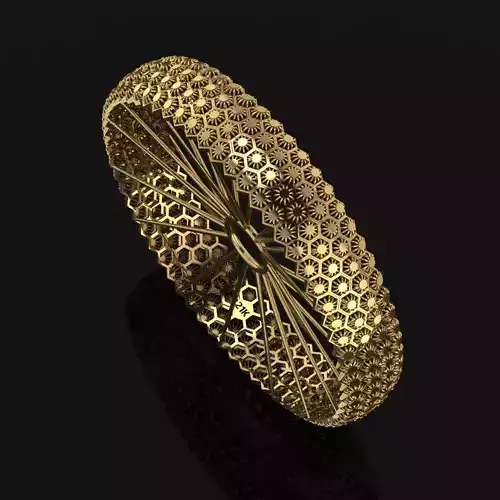 Beautiful Arabic Bangle - In 4 sizes