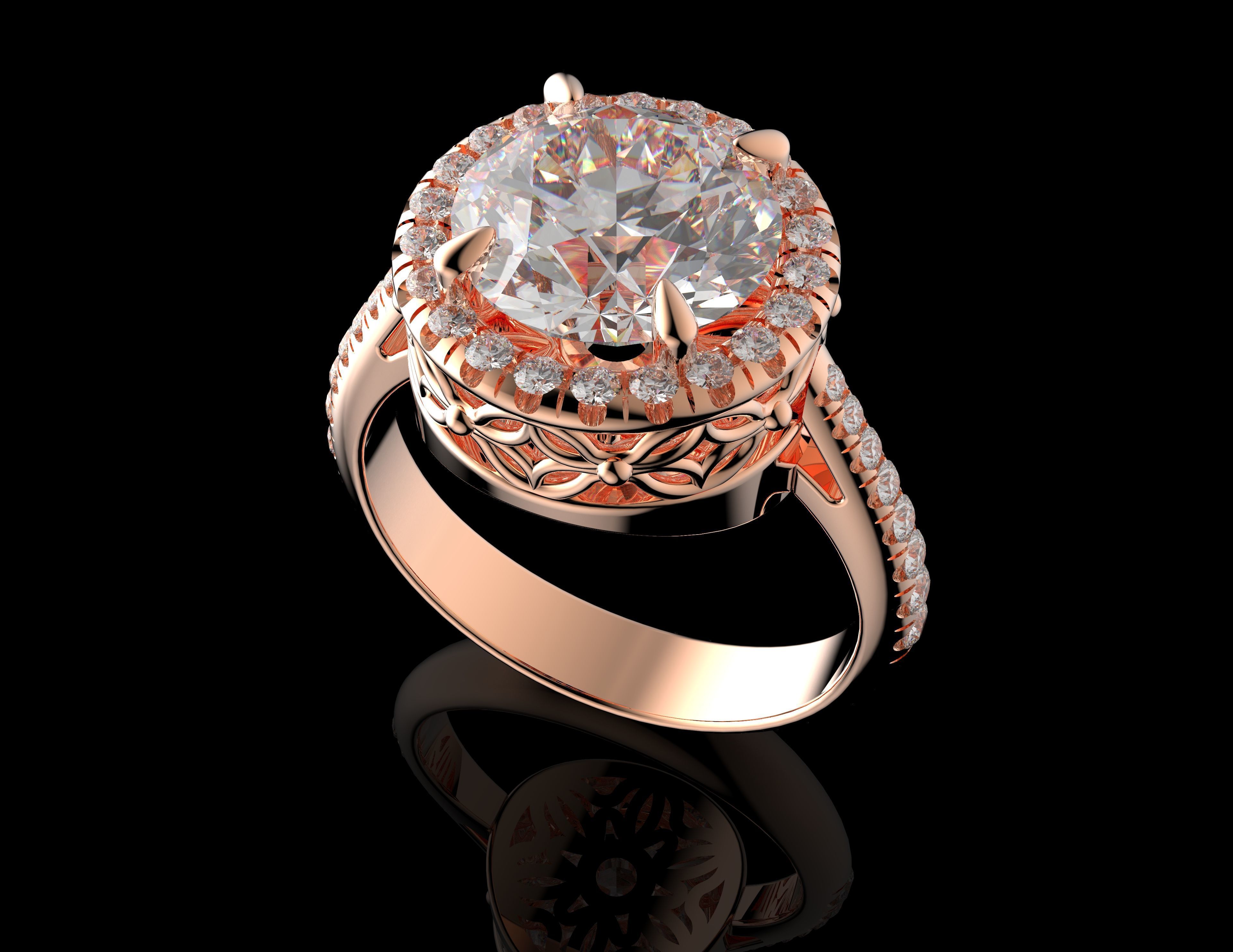 Gold N1427 3D print model_8