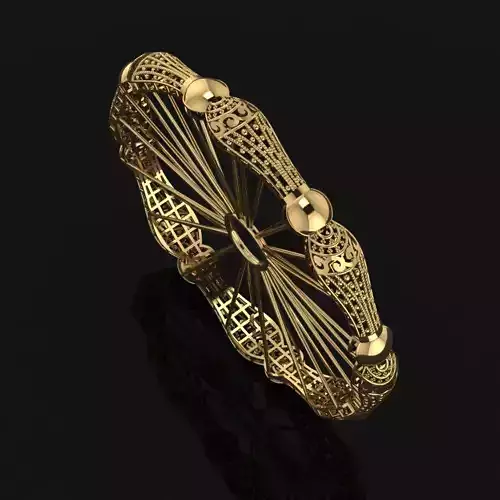 Beautiful Arabic Bangle - In 4 sizes