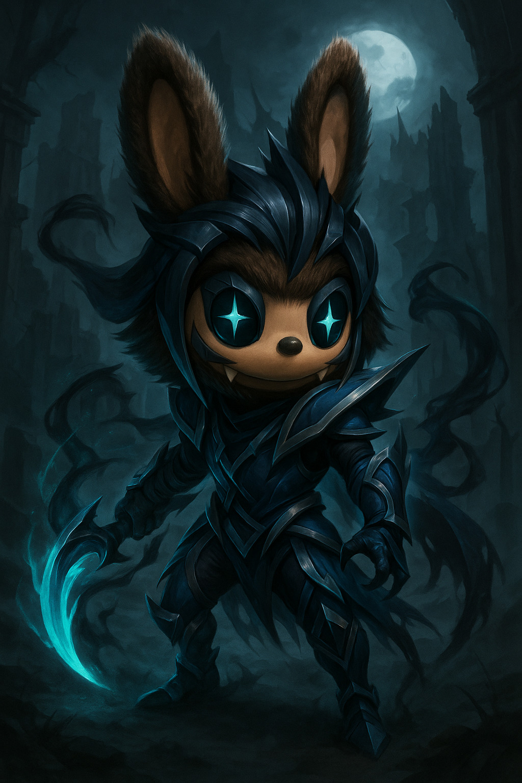 Labubu Kayn League of Legends 3D print model_11