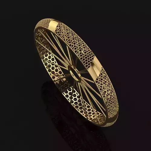 Beautiful Arabic Bangle - In 4 sizes