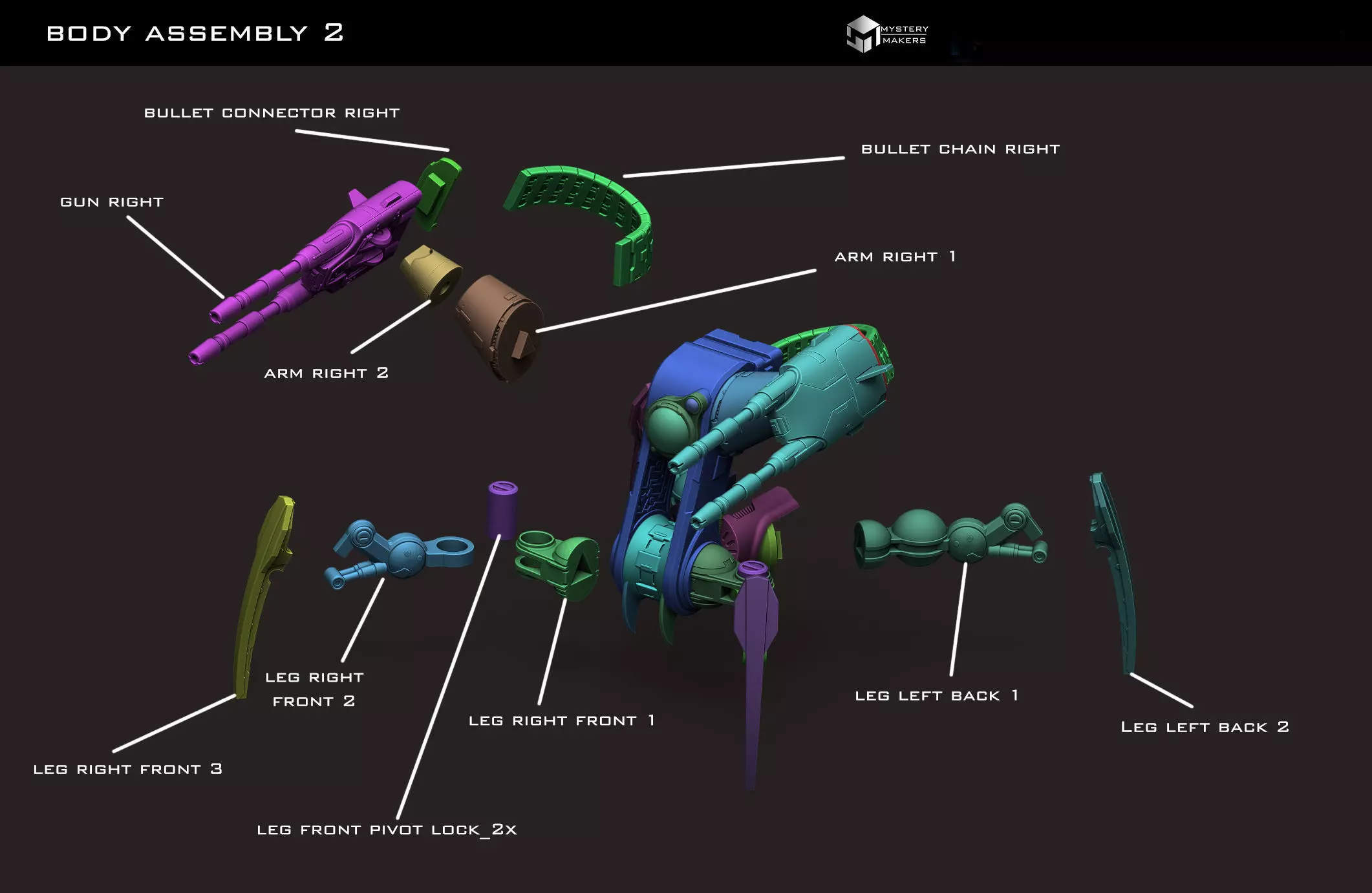 Scorpenek Annihilator droid 3D print model_2