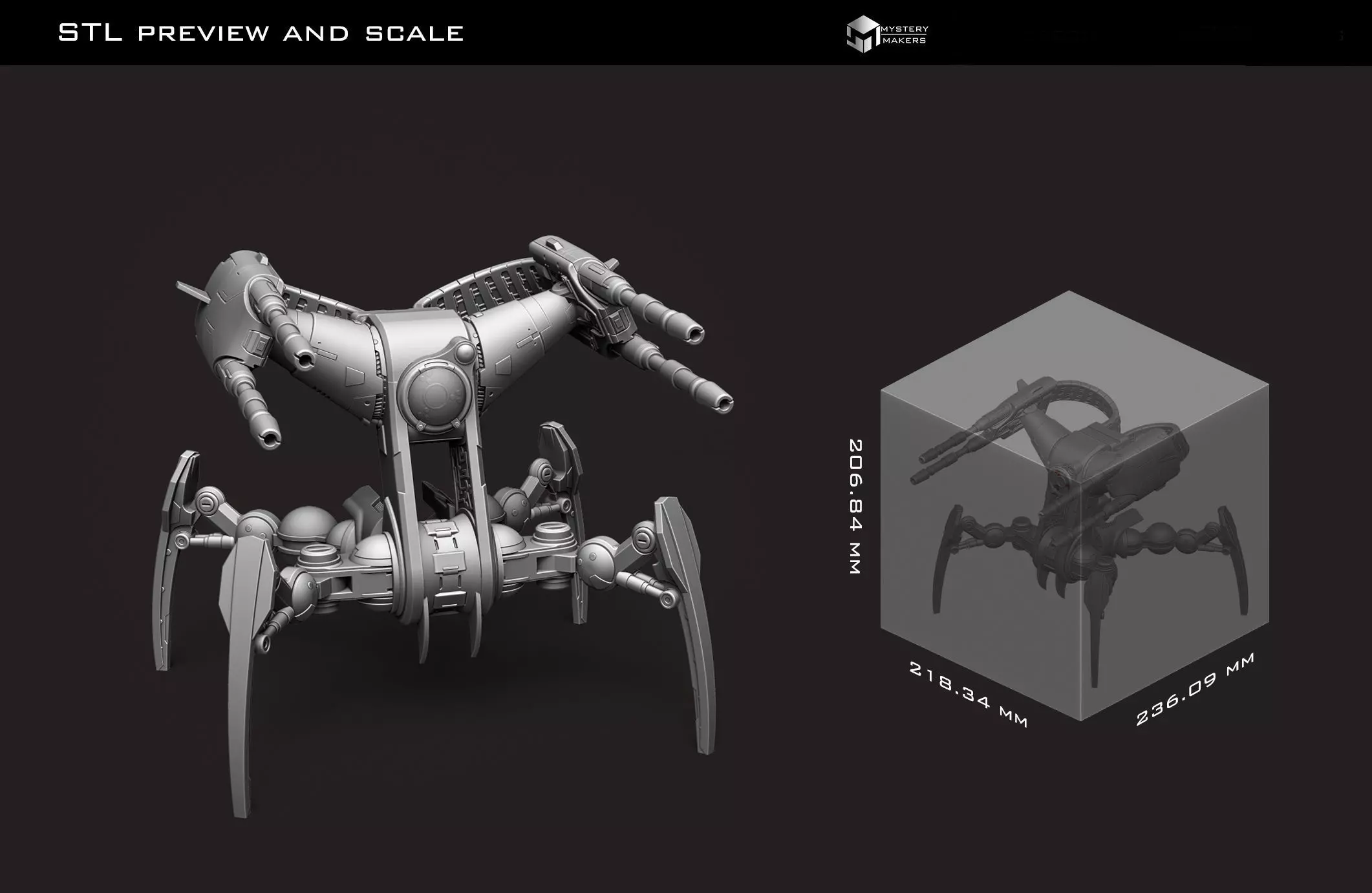 Scorpenek Annihilator droid 3D print model_7