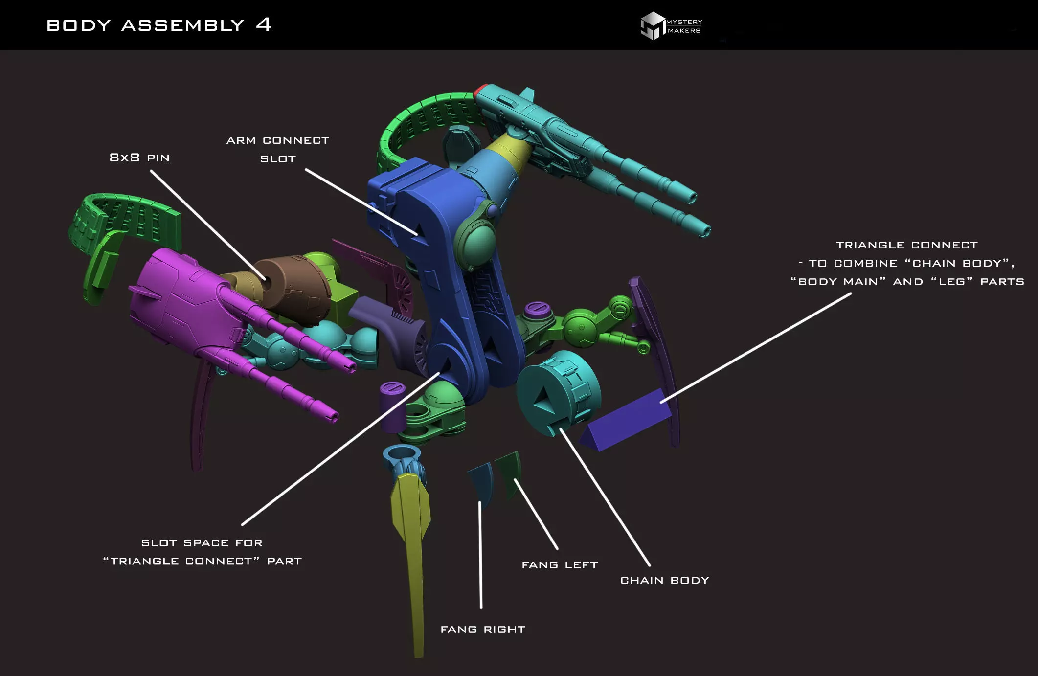 Scorpenek Annihilator droid 3D print model_4