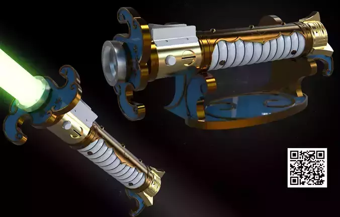 Family Heirloom Lightsaber functional 3D print model