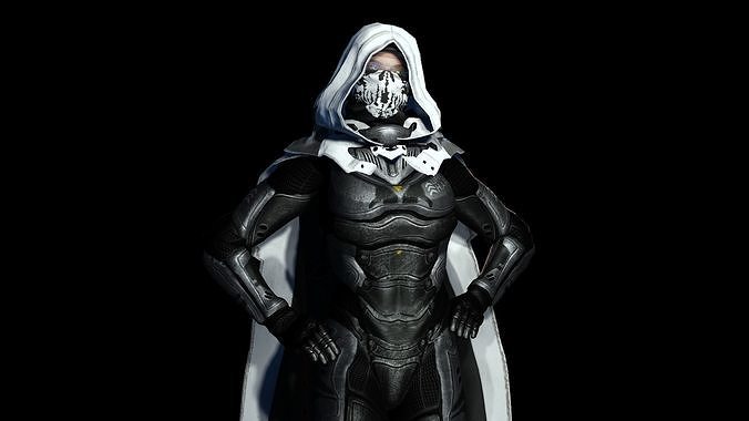 Taskmaster  Low-poly 3D model