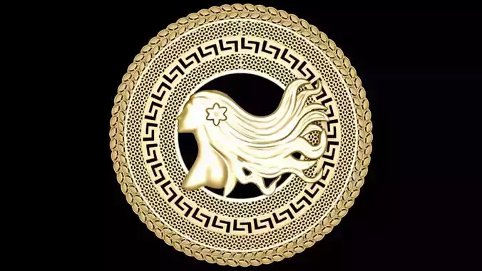 combination of old patterns with new figure 3D print model