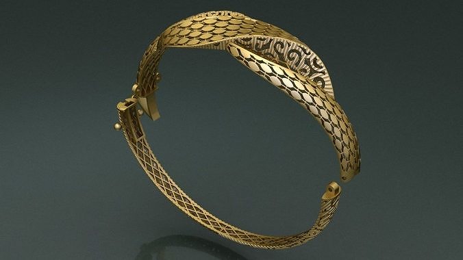semibone bracelet 4 3D print model