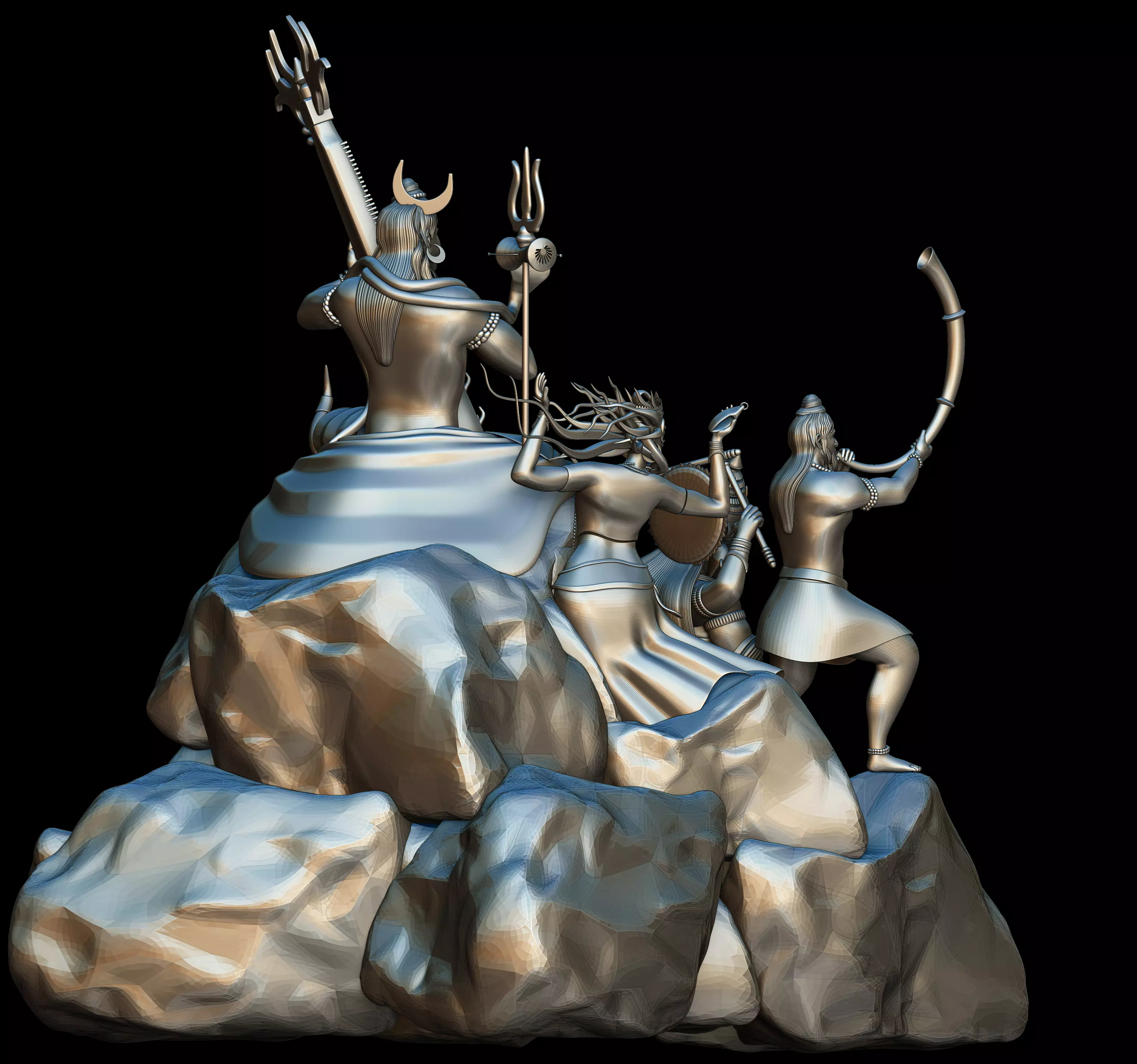 Lord Shiva 3D print model_2