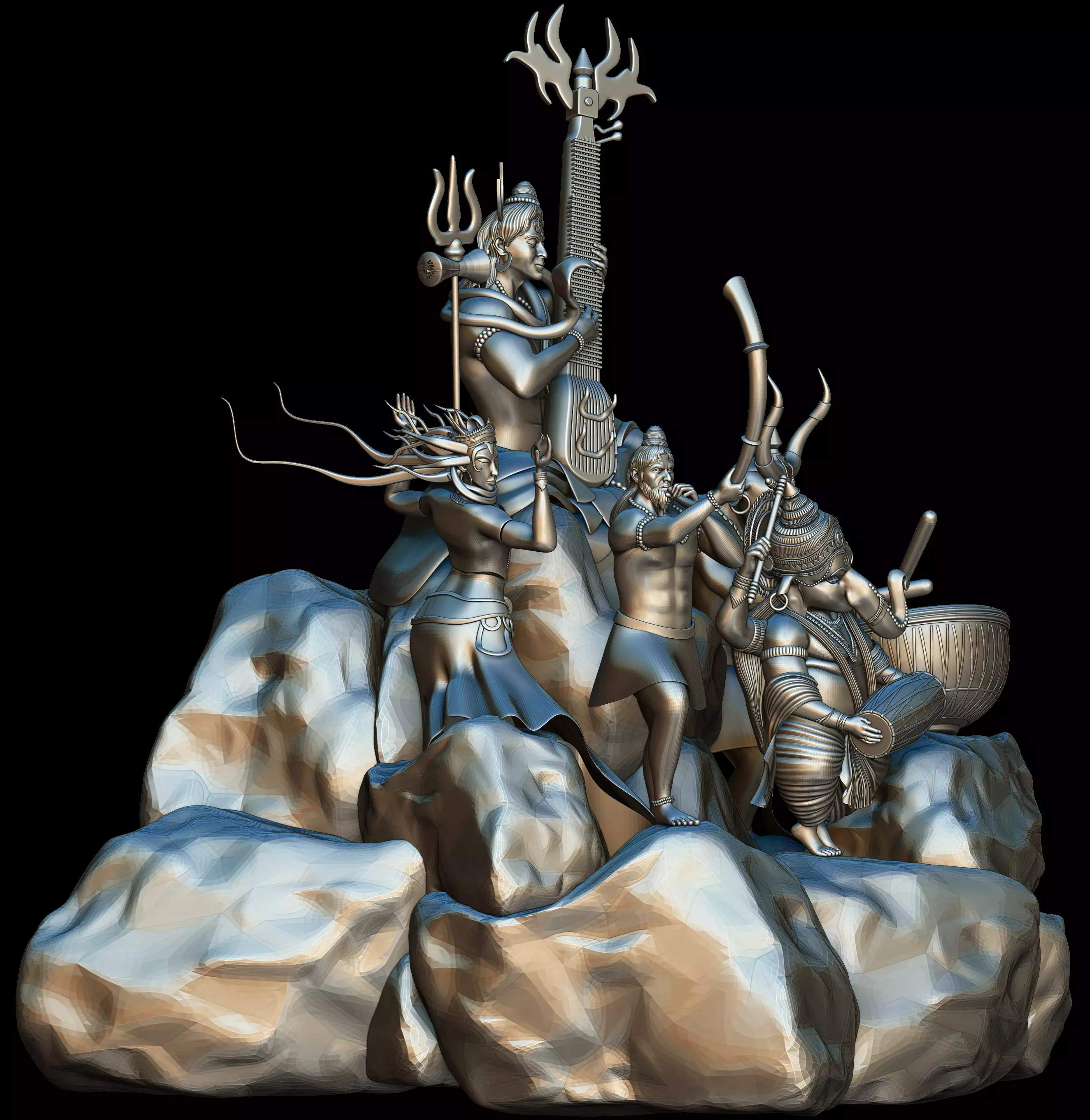 Lord Shiva 3D print model_3