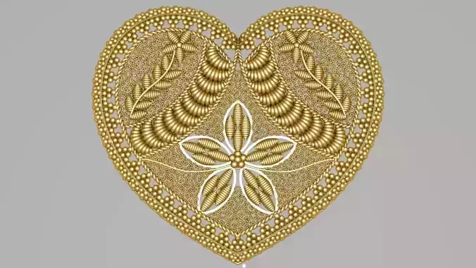 heart shape main service part