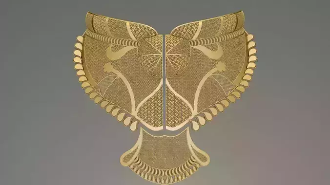 arabic huge fusion necklace