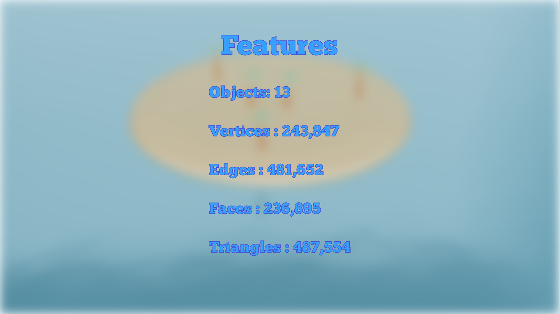 Low Poly Tropical Island with Palm Trees Summer asset pack part3 Low-poly 3D model_7