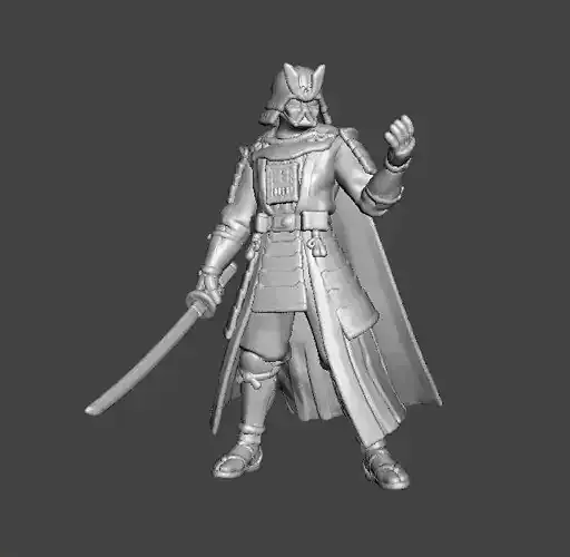 VADER SAMURAI MINIATURE MODEL FIGURE FANTASY SCIFI GAMES RPG DND