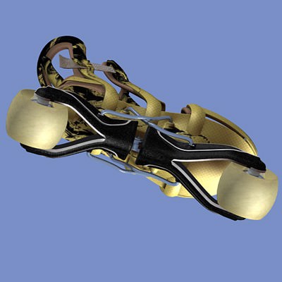 Inlines roller skates 3D model_4