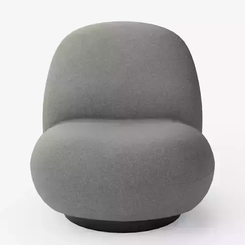 Portsmouth Slipper Chair Gray 3D model