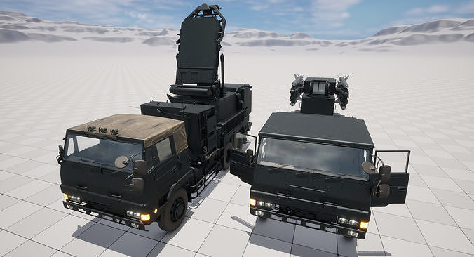 Rigged Type 11 Tan-SAM Kai System 3D model