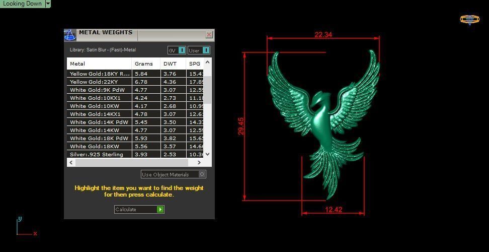 phoenix pendant2 3D print model_4