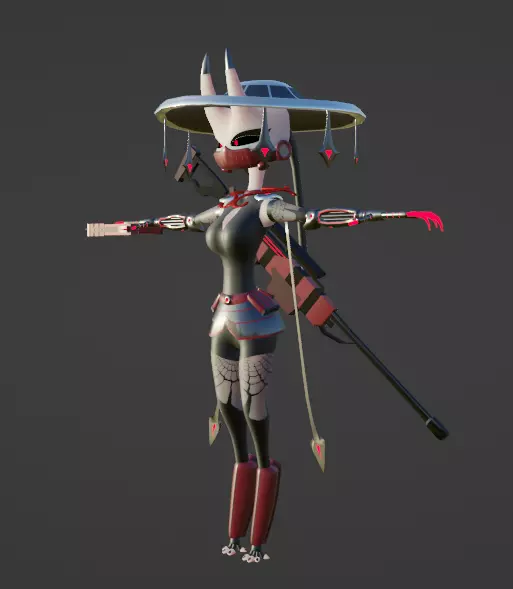 Alien Sniper 3D model_0