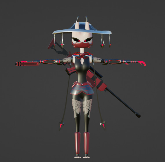 Alien Sniper 3D model_1