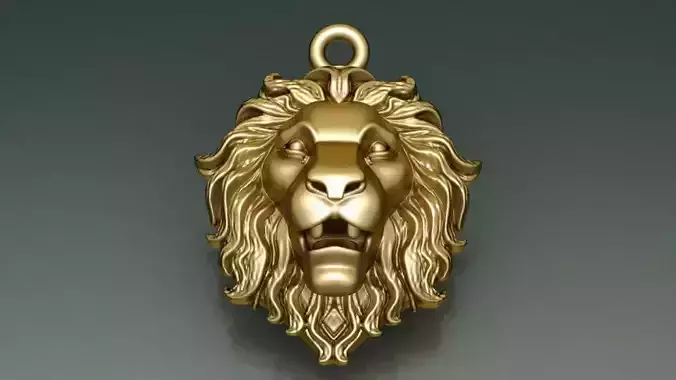 lion head pendant 1
