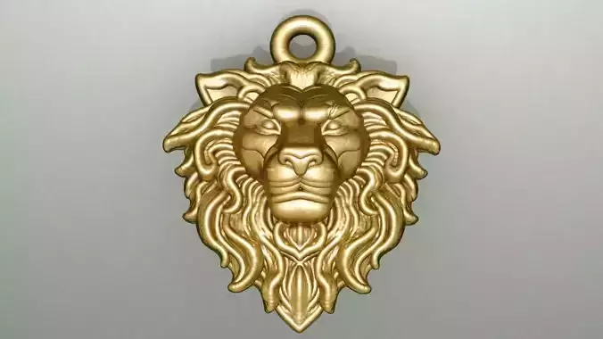 lion head pendant 3