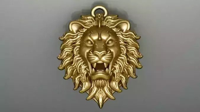 lion head pendant 12