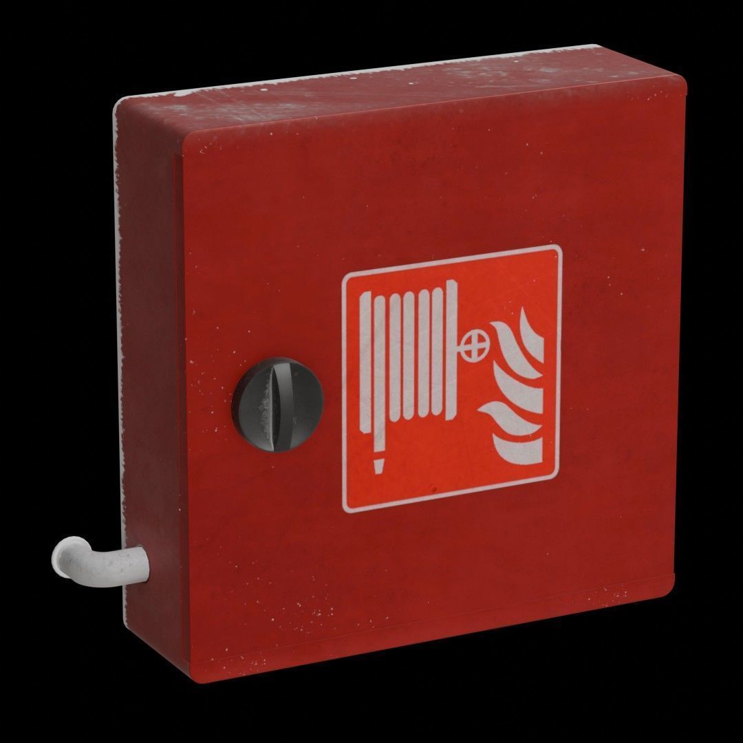 Fire Safety Pack Low-poly 3D model_9