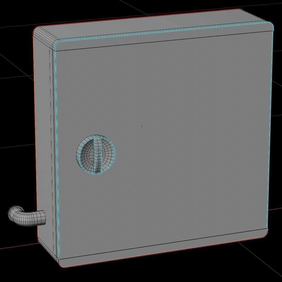 Fire Safety Pack Low-poly 3D model_16