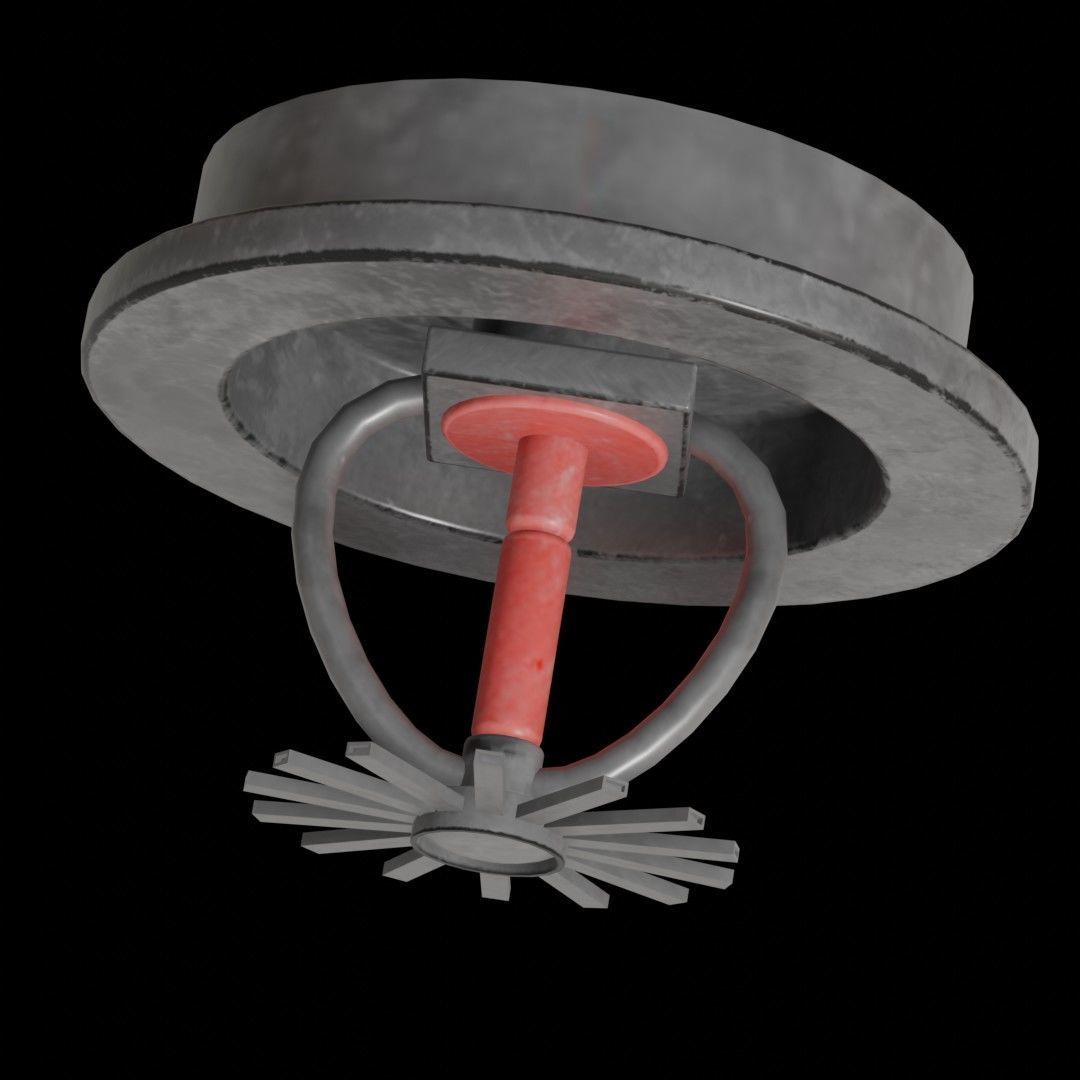 Fire Safety Pack Low-poly 3D model_5