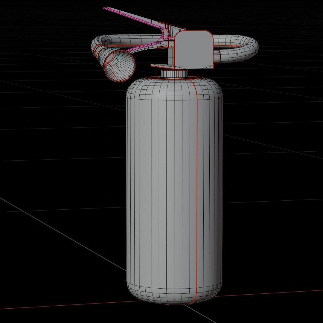 Fire Safety Pack Low-poly 3D model_19