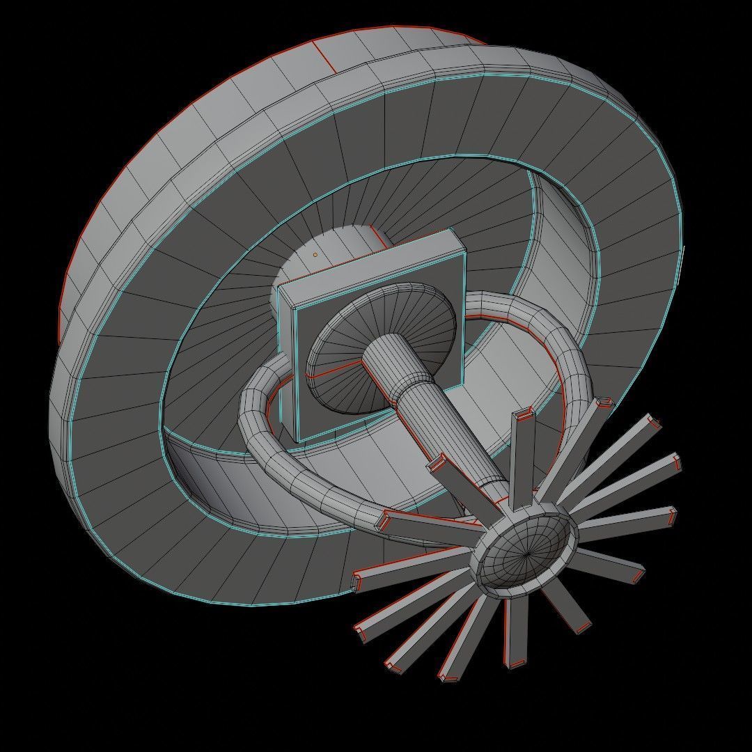 Fire Safety Pack Low-poly 3D model_25