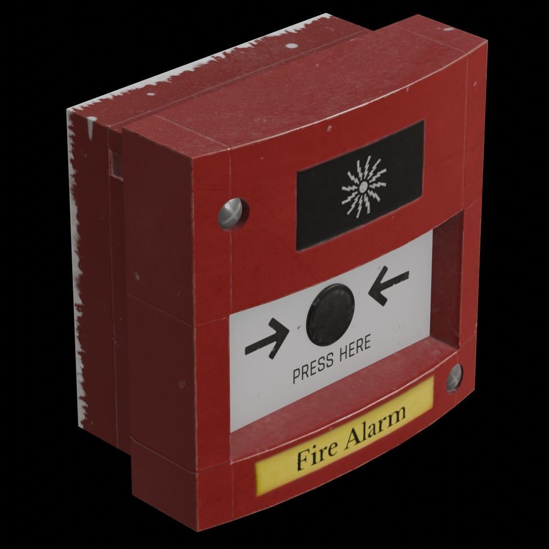 Fire Safety Pack Low-poly 3D model_2